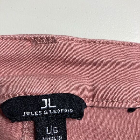 JULES & LEOPOLD,Pink Skinny Jeans, Lace Up ankles, Cropped - Picture 9 of 12